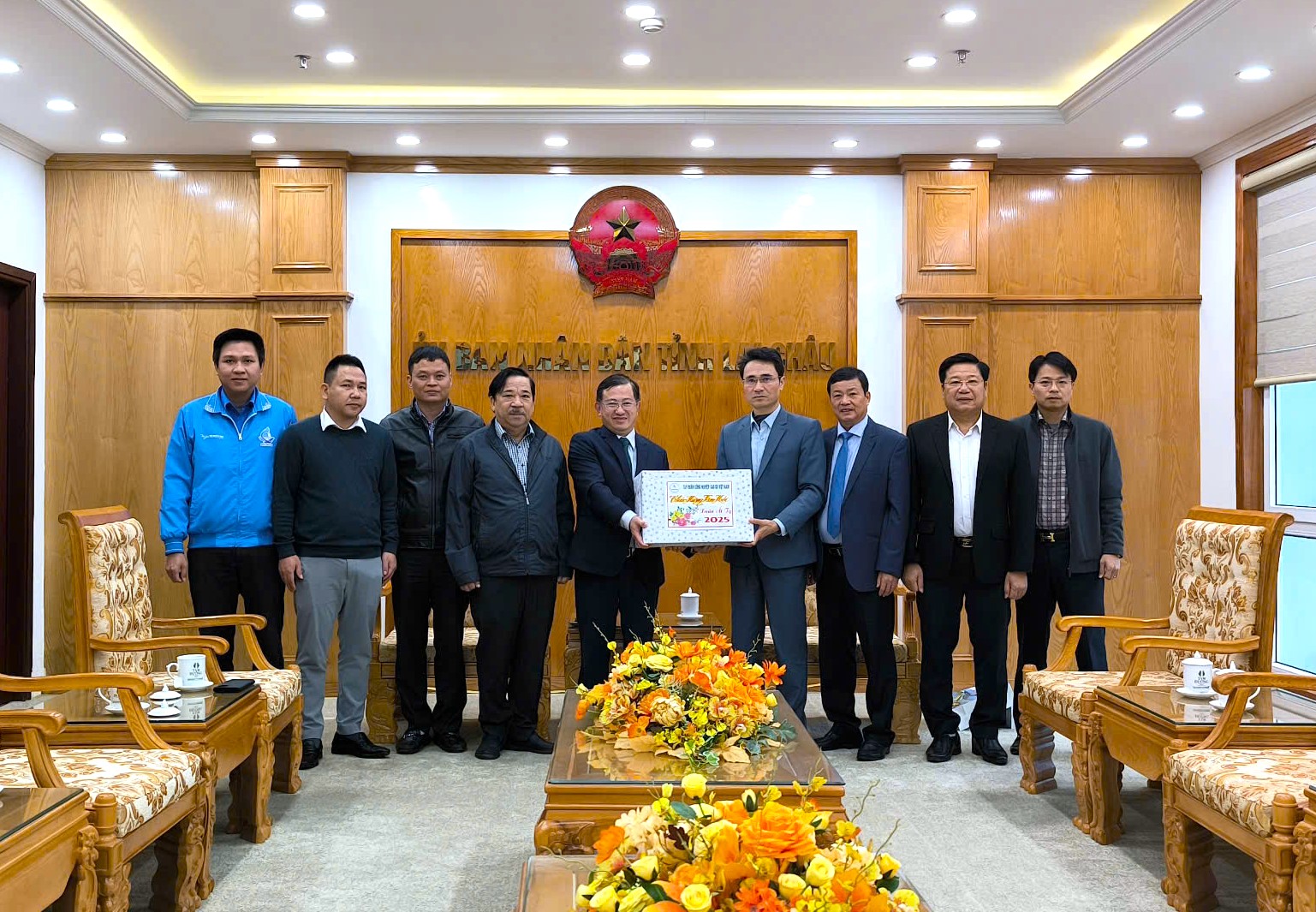 Tập đoàn Công nghiệp Cao su Việt Nam thăm, chúc Tết tỉnh Lai Châu